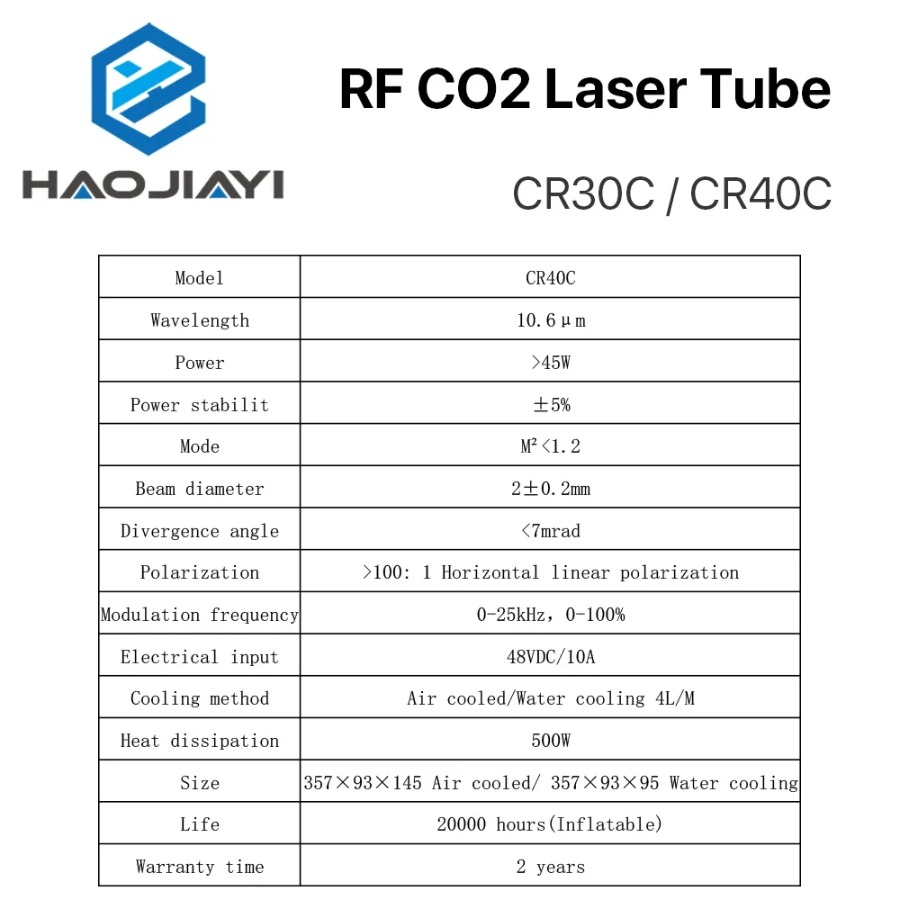 Laser Engraver 40W Co2 - 30 واط 40 واط CRD CO2