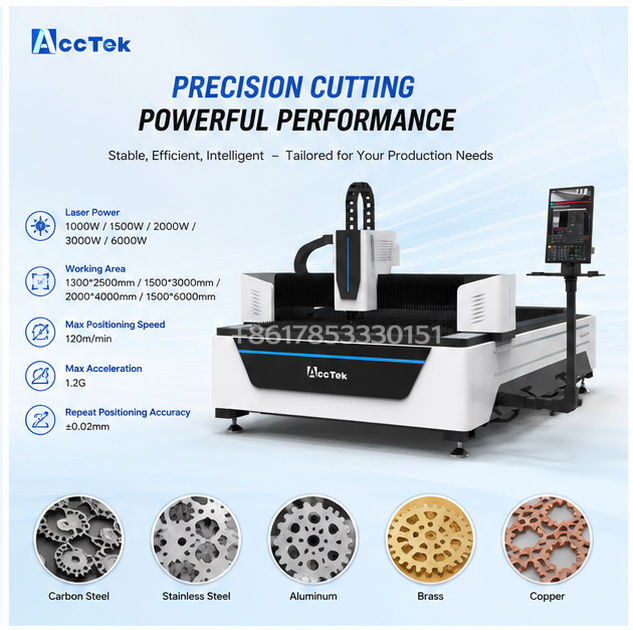 Fiber Laser Cutter 1500W Metal - آلة قطع بالليزر للصفائح المعدنية بقوة