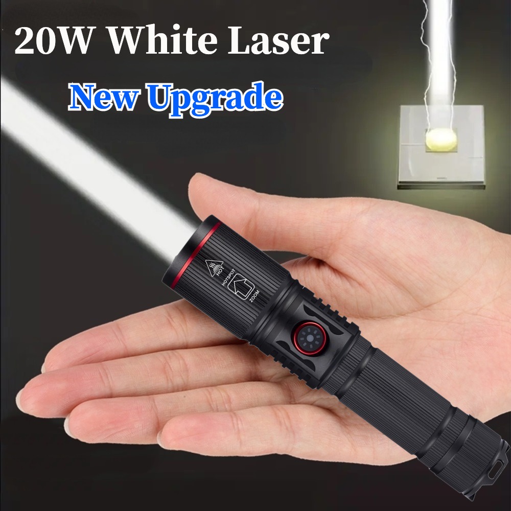 Laser Engraver 20W Diode - مصباح يدوي LED قوي قابل لإعادة