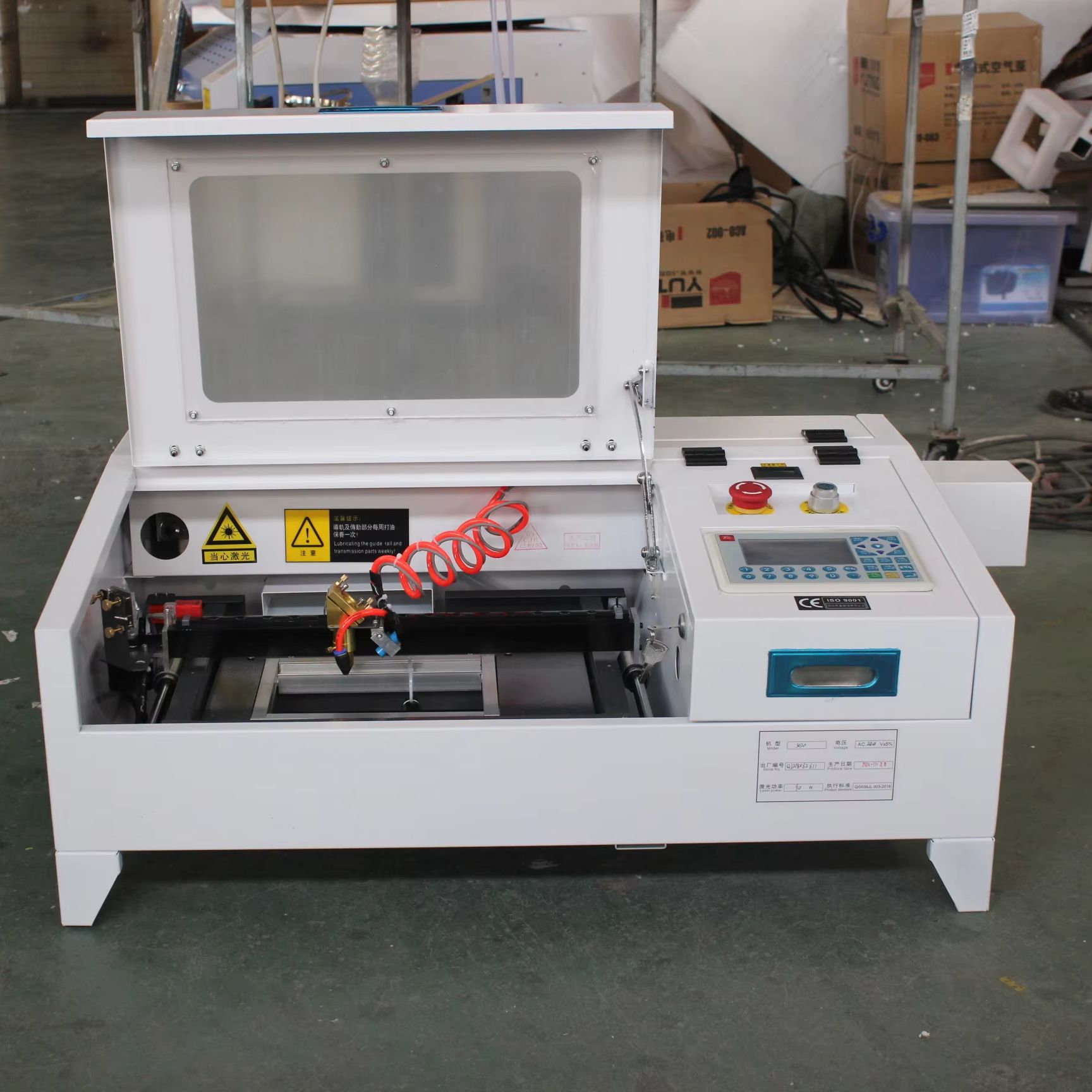 Laser Engraver 40W Co2 - ماكينة النقش بالليزر BK-K3020B صغيرة الحجم