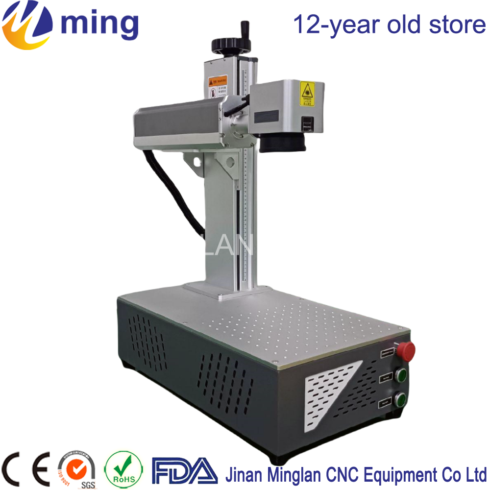 ماكينة نقش بالليزر الليفي الأص - مراجعة Fiber Laser Engraver 30W Raycus وسعره