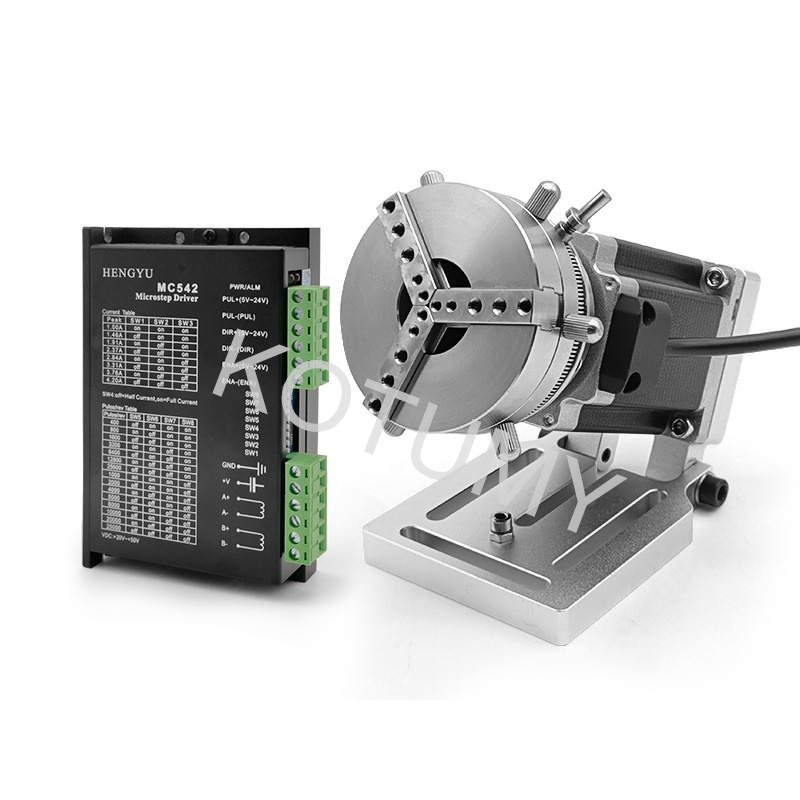 محور دوار حلقي لآلة الوسم بليز - مراجعة Laser Marking Machine Rotary Axis وسعره