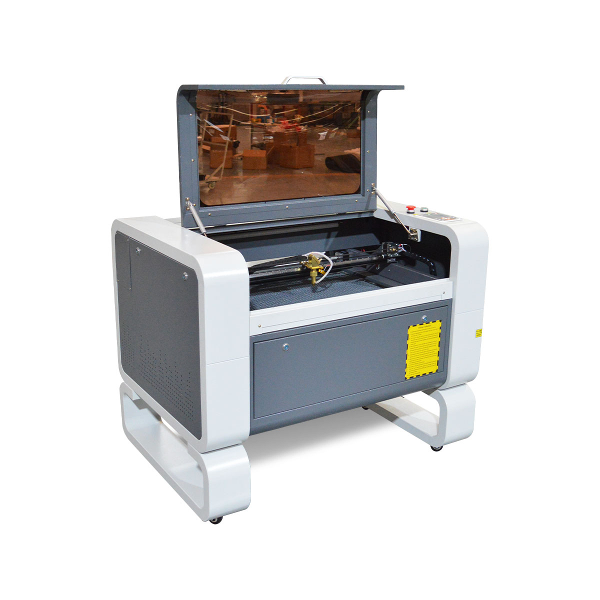 آلة نقش بالليزر CO2 من فويرن ب - مراجعة Co2 Laser Engraver 80W 6040 وسعره