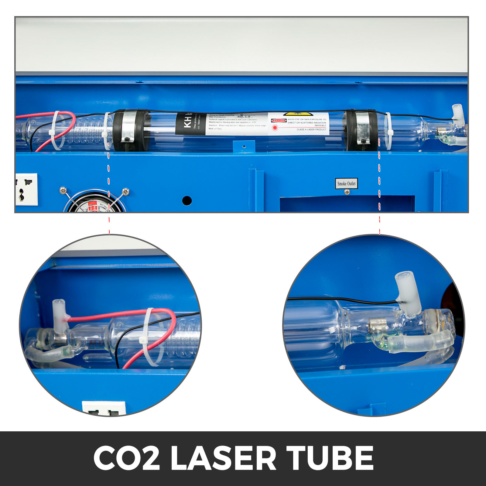 آلة نقش وقطع بالليزر K40 للخشب - مراجعة Laser Engraver 40W Co2 وسعره
