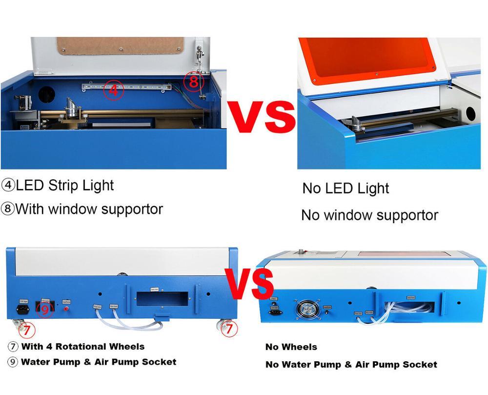 آلة نقش وقطع بالليزر K40 للخشب - مراجعة Laser Engraver 40W Co2 وسعره
