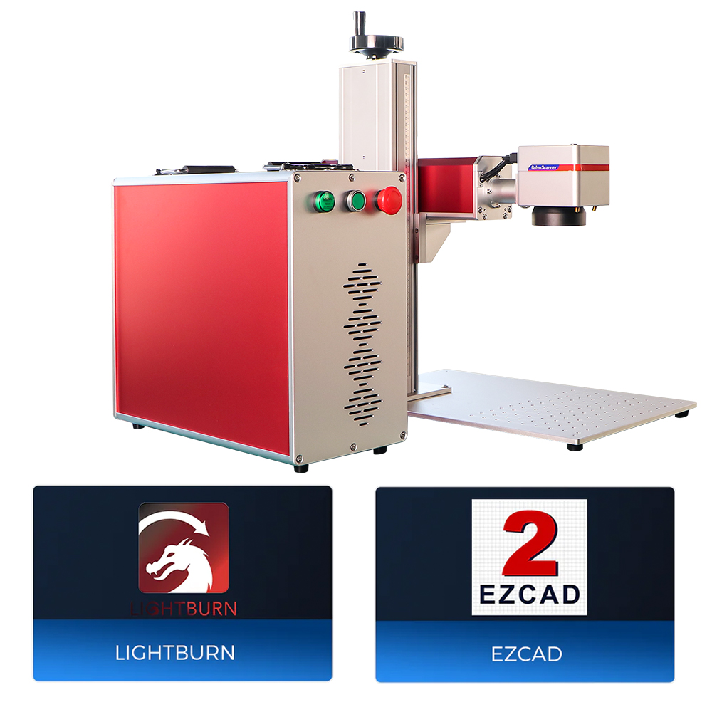 Kindlelaser 20 واط 30 واط 60 و - مراجعة Fiber Laser Marking 30W Jewelry وسعره