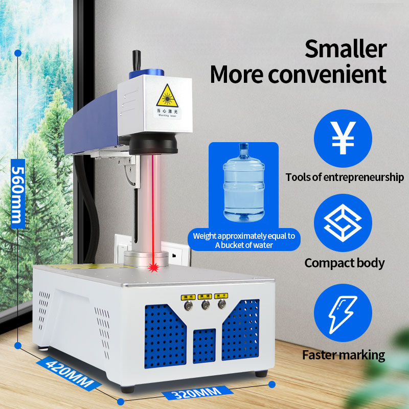 ماكينة نقش بالليزر على سطح الم - مراجعة Fiber Laser Engraver 30W Raycus وسعره