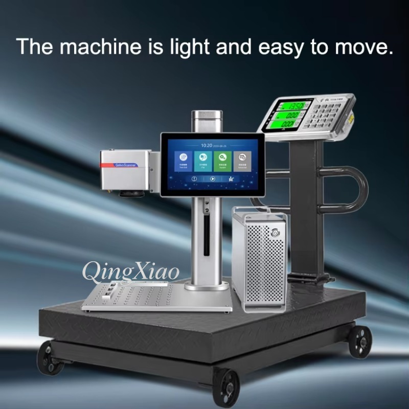 ماكينة نقش بالليزر على سطح الم - مراجعة Fiber Laser Marking Machine 20W وسعره