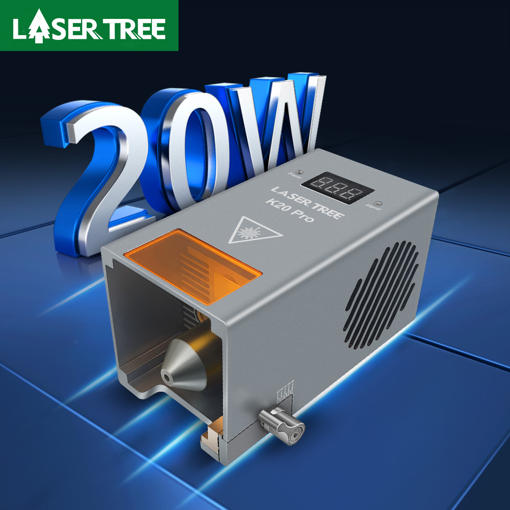 ليزر شجرة 20 واط الطاقة البصري - مراجعة Laser Engraver 20W Diode وسعره