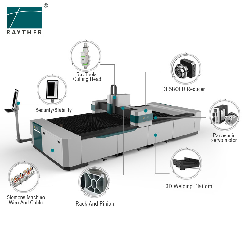 آلات قطع بالليزر عالية الدقة ب - مراجعة Fiber Laser Cutter 1500W Metal وسعره