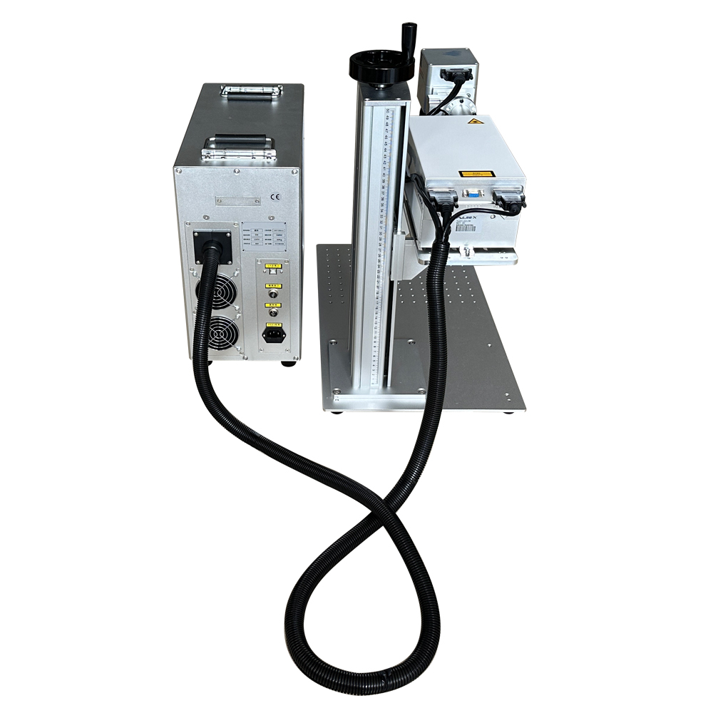 آلة وسم بالليزر الزجاجي بتقنية - مراجعة Laser Marking Machine Rotary Axis وسعره