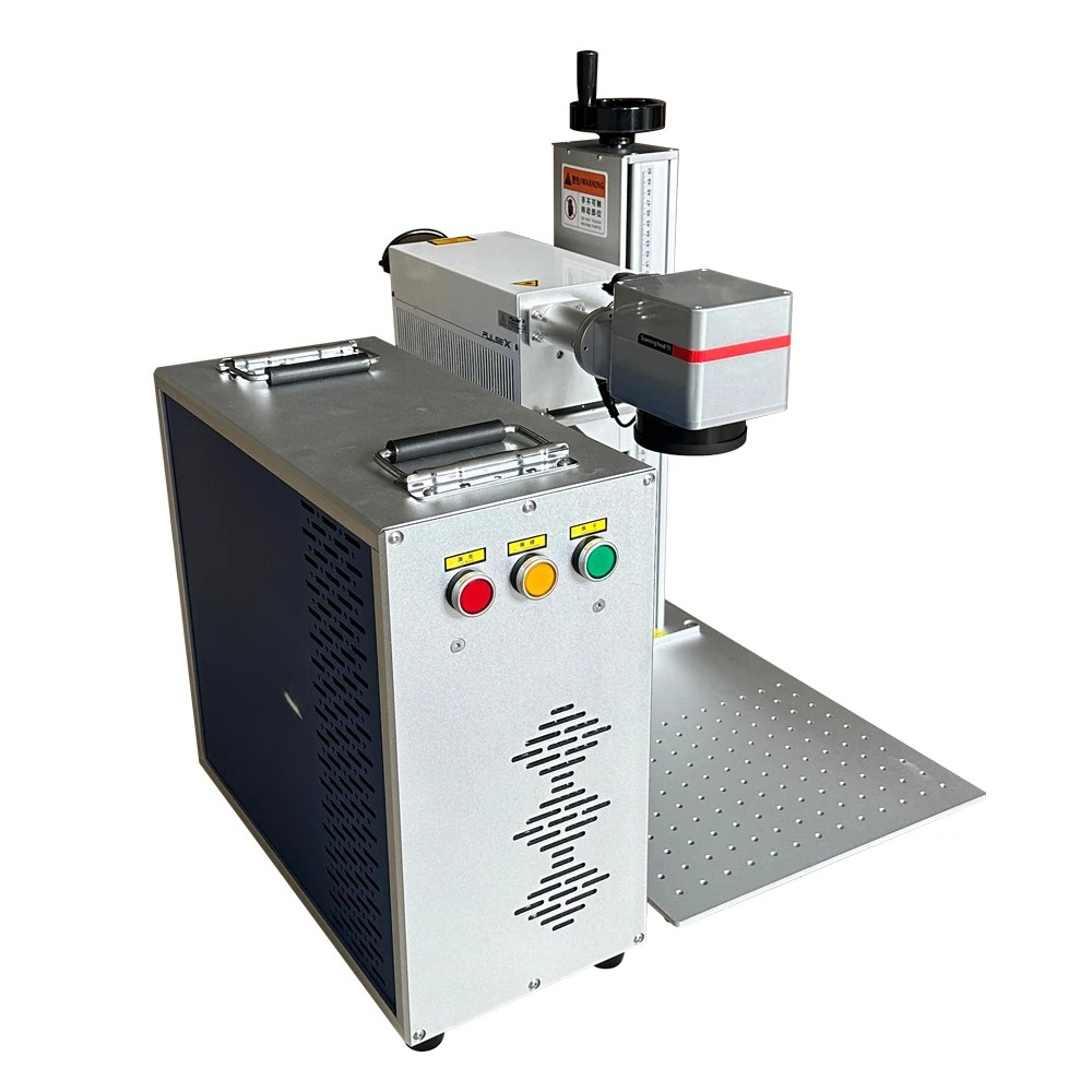 آلة وسم بالليزر الزجاجي بتقنية - مراجعة Laser Marking Machine Rotary Axis وسعره