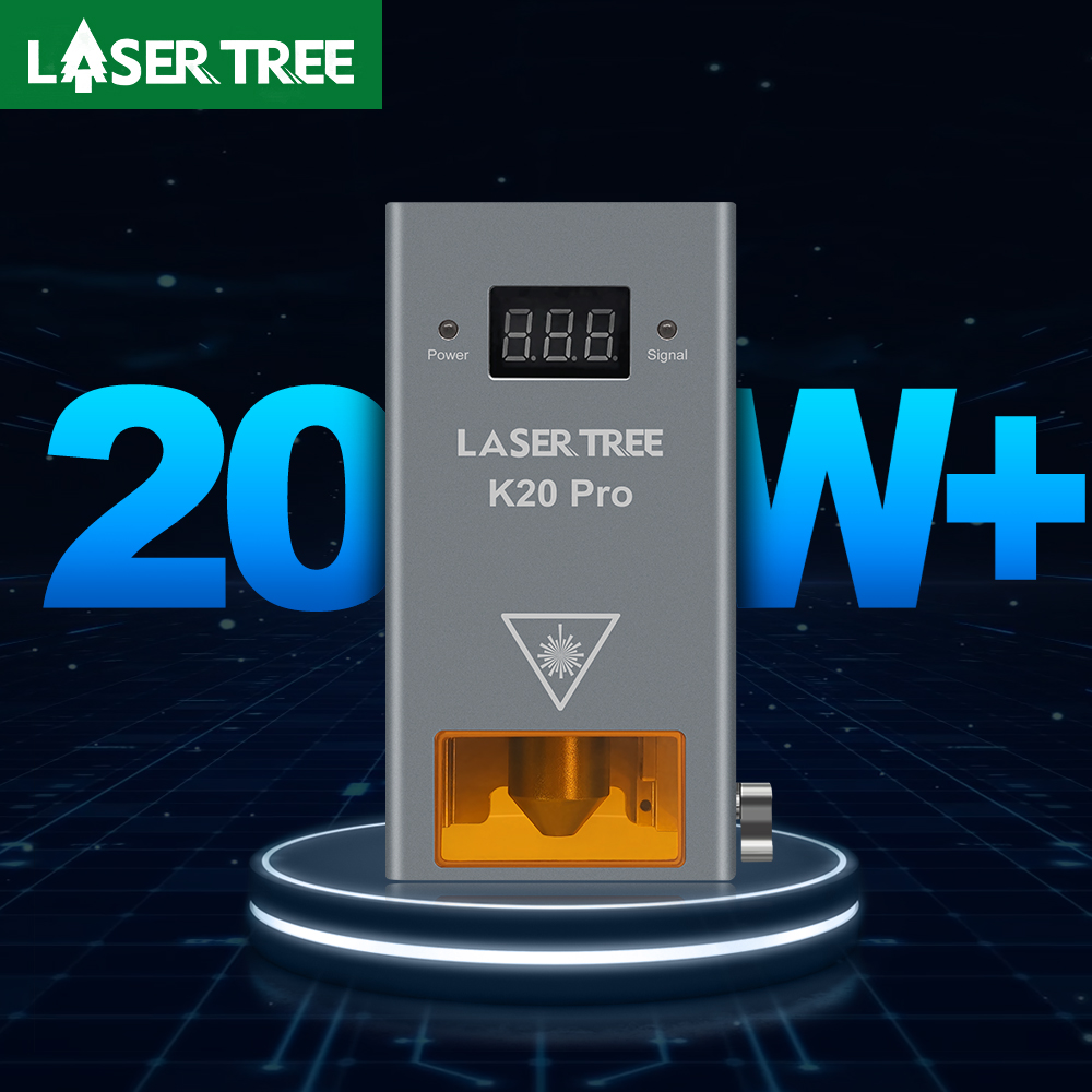 LASER TREE K20 20 واط رأس ليزر - مراجعة Laser Engraver 20W Diode وسعره