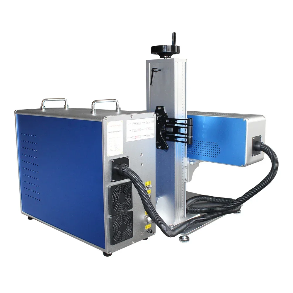 آلة وسم بالليزر CO2 للخشب غير  - مراجعة Laser Marking Machine Rotary Axis وسعره