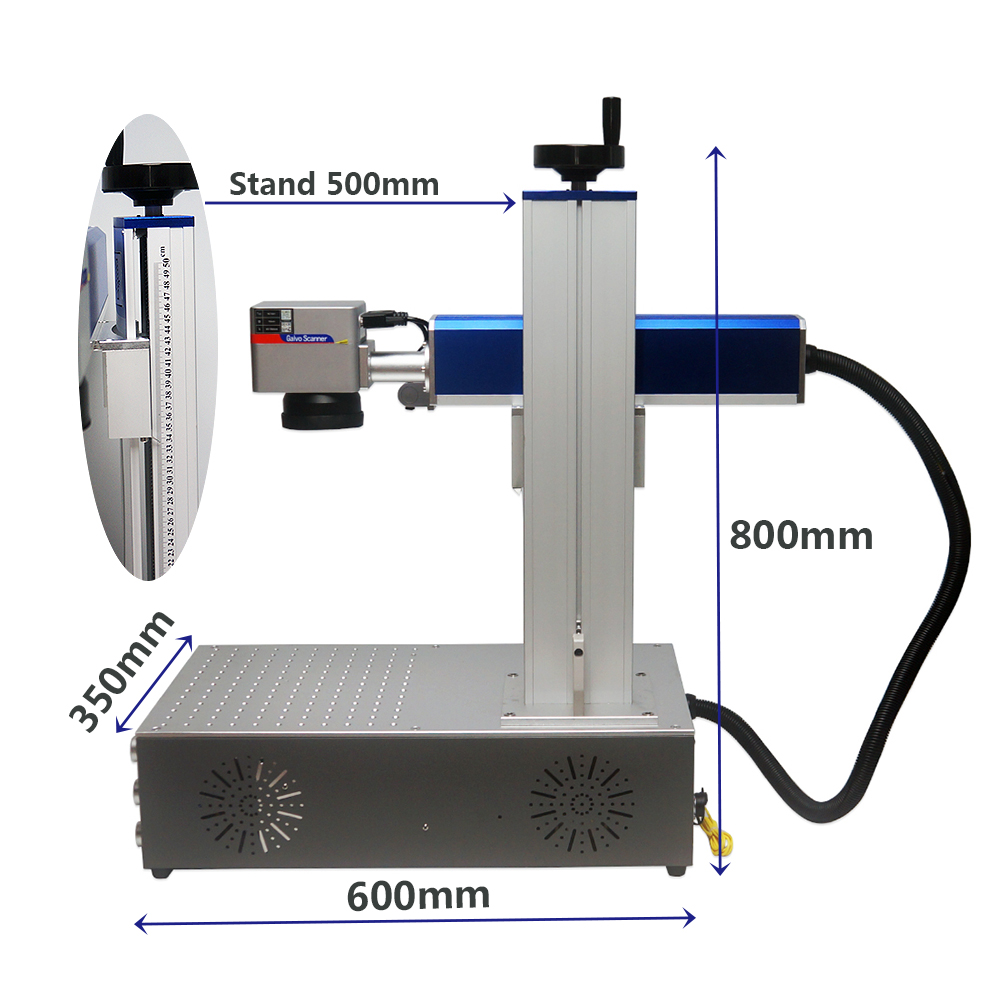 آلة نقش بالليزر 50 واط 30 واط  - مراجعة Fiber Laser Engraver 30W Raycus وسعره