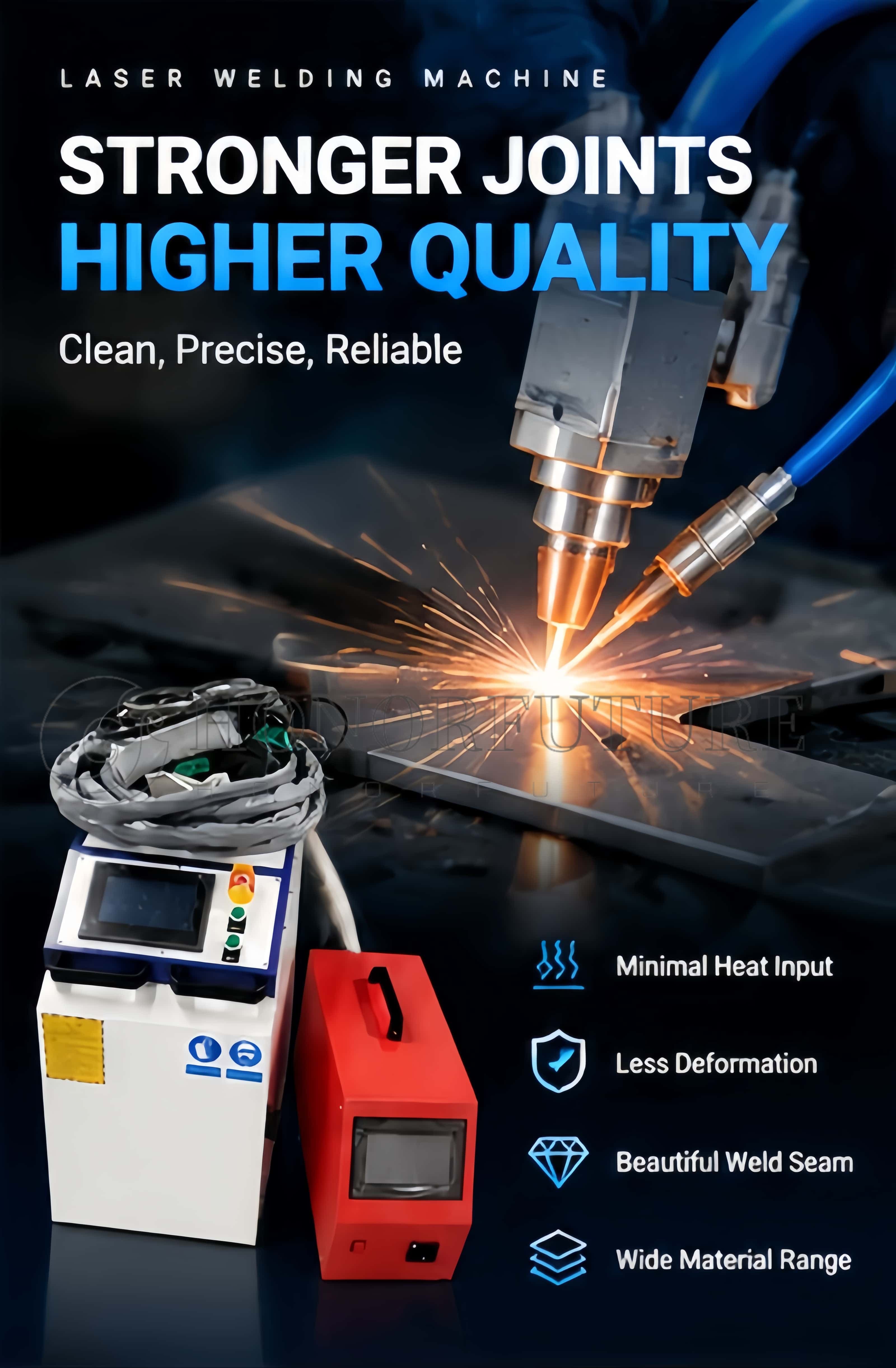 جهاز ليزر محمول متعدد الاستخدا - مراجعة Fiber Laser Cleaning Machine 1000W وسعره