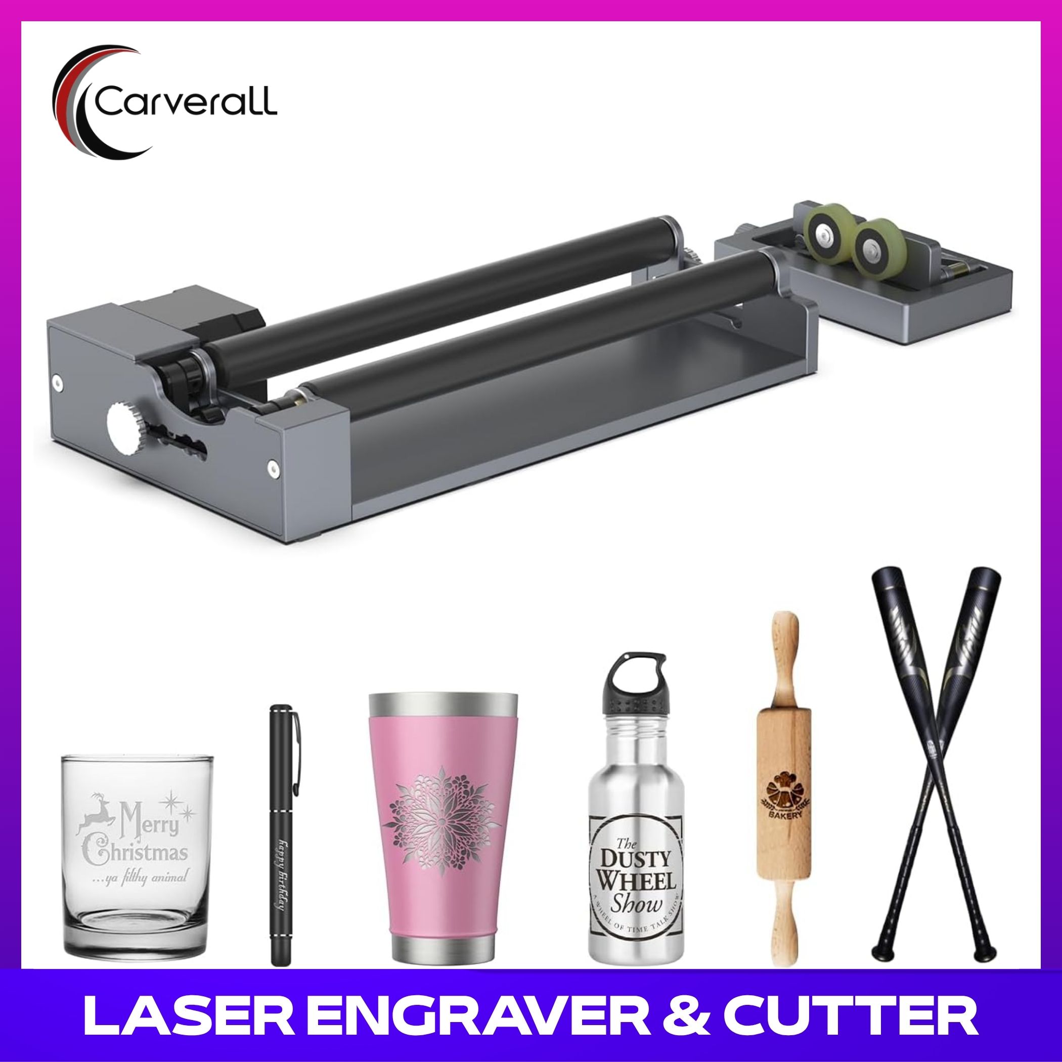 بكرة دوارة مع حامل، بكرة دوارة - مراجعة Laser Marking Machine Rotary Axis وسعره