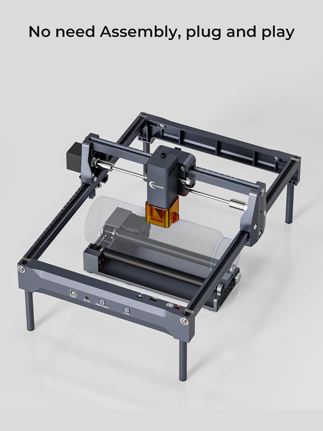 بكرة دوارة مع حامل، بكرة دوارة - مراجعة Laser Marking Machine Rotary Axis وسعره