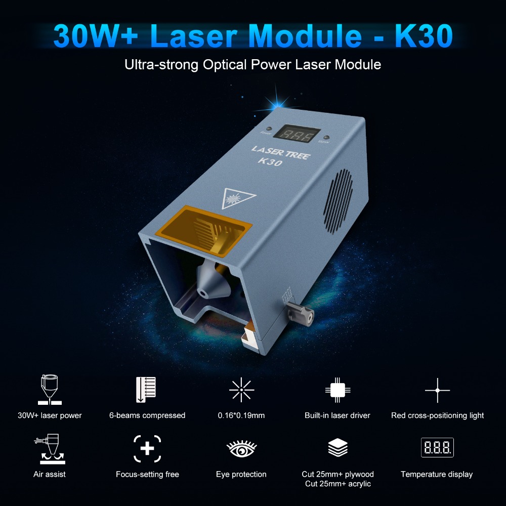 مجموعة وحدة ليزر ديود أزرق 20  - مراجعة Laser Engraver 20W Diode وسعره