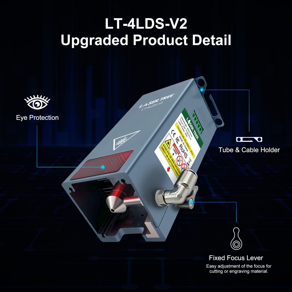 وحدة حفارة بالليزر بقوة ضوئية  - مراجعة Laser Engraver 20W Diode وسعره