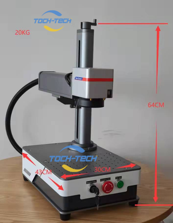 آلة نقش وقطع بالليزر المعدني 3 - مراجعة Fiber Laser Marking 30W Jewelry وسعره