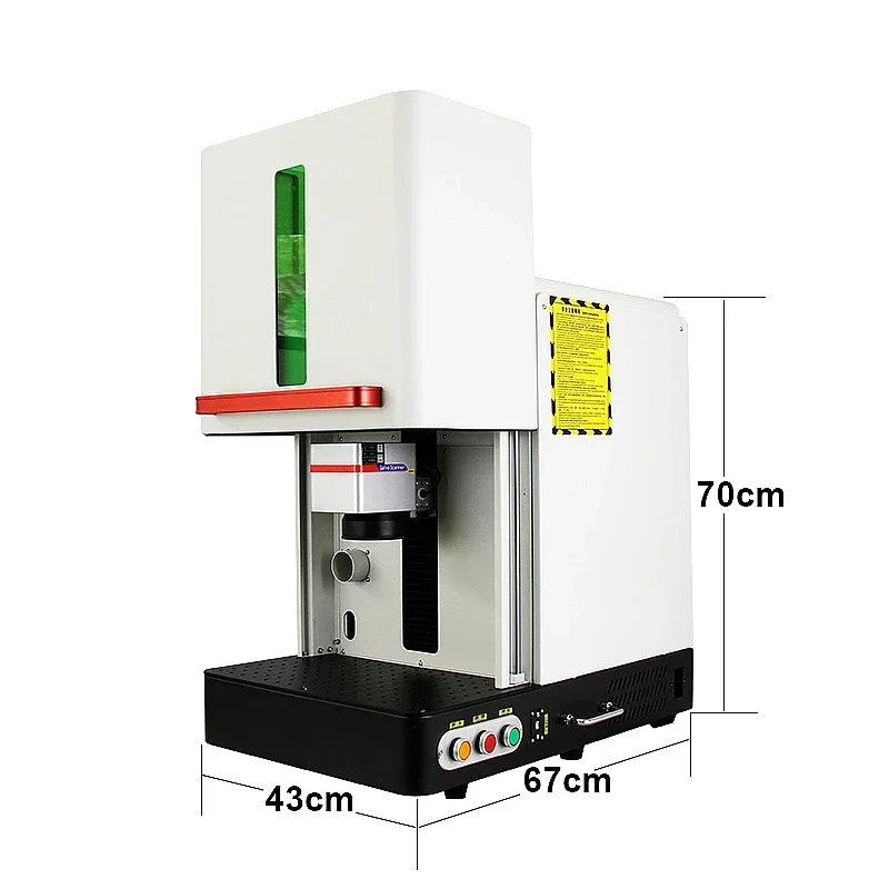 جهاز ليزر ألياف مغلق بقوة 20 و - مراجعة Fiber Laser Marking 30W Jewelry وسعره