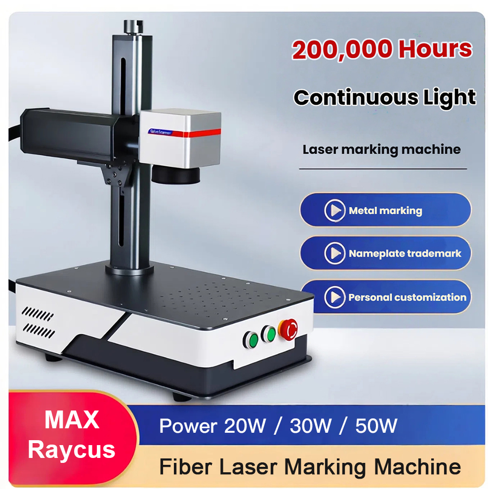 WaveTopSign 20W 30W آلة نقش با - مراجعة Fiber Laser Marking Machine 20W وسعره