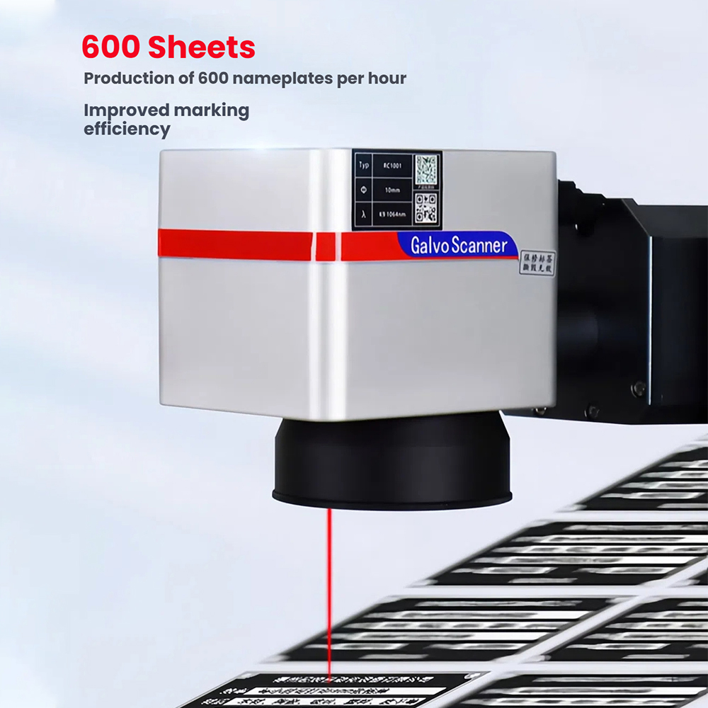 WaveTopSign 20W 30W آلة نقش با - مراجعة Fiber Laser Marking Machine 20W وسعره