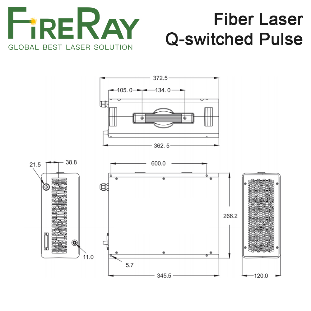 مصدر ليزر فايير راي ماكس بنبضا - مراجعة Fiber Laser Marking Machine 20W وسعره