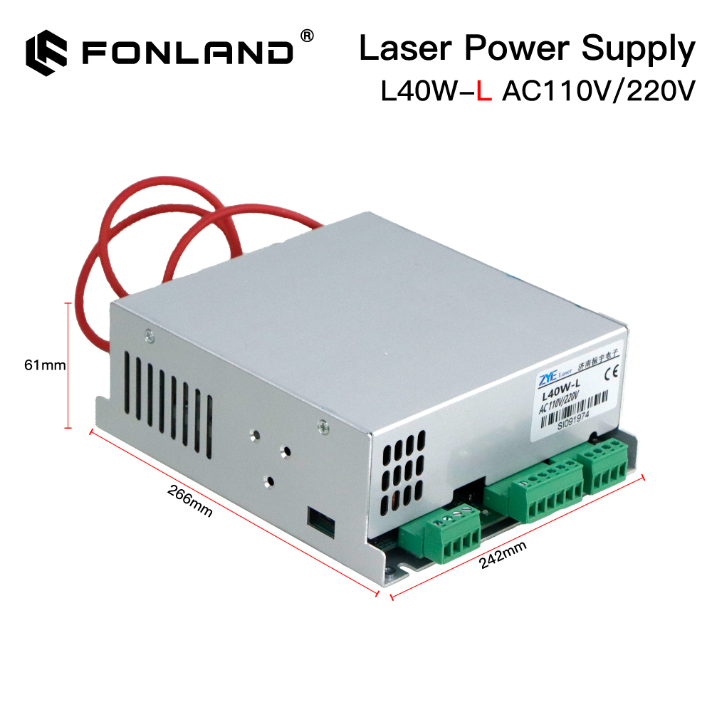 مزود طاقة ليزر CO2 من FONLAND  - مراجعة Laser Engraver 40W Co2 وسعره
