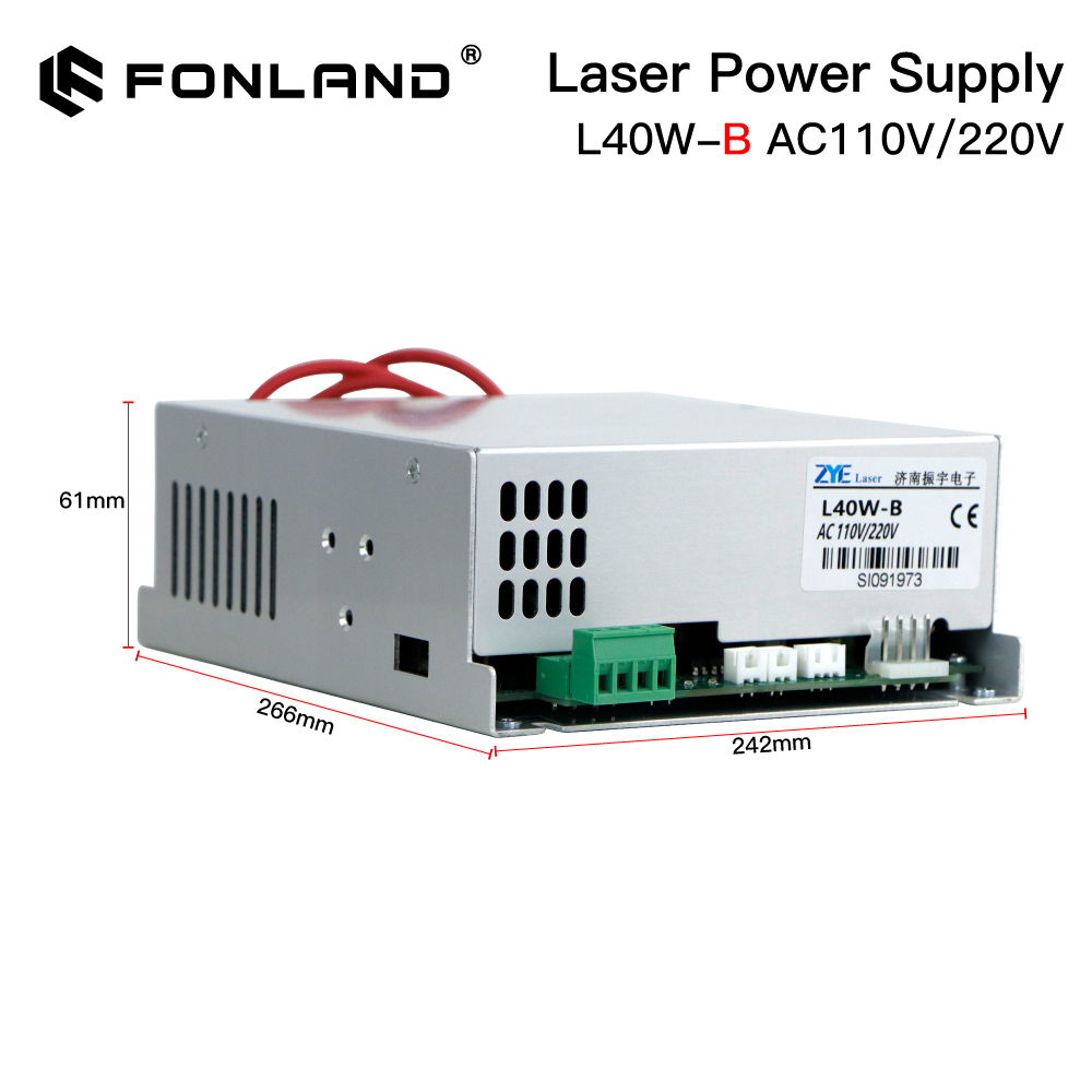مزود طاقة ليزر CO2 من FONLAND  - مراجعة Laser Engraver 40W Co2 وسعره
