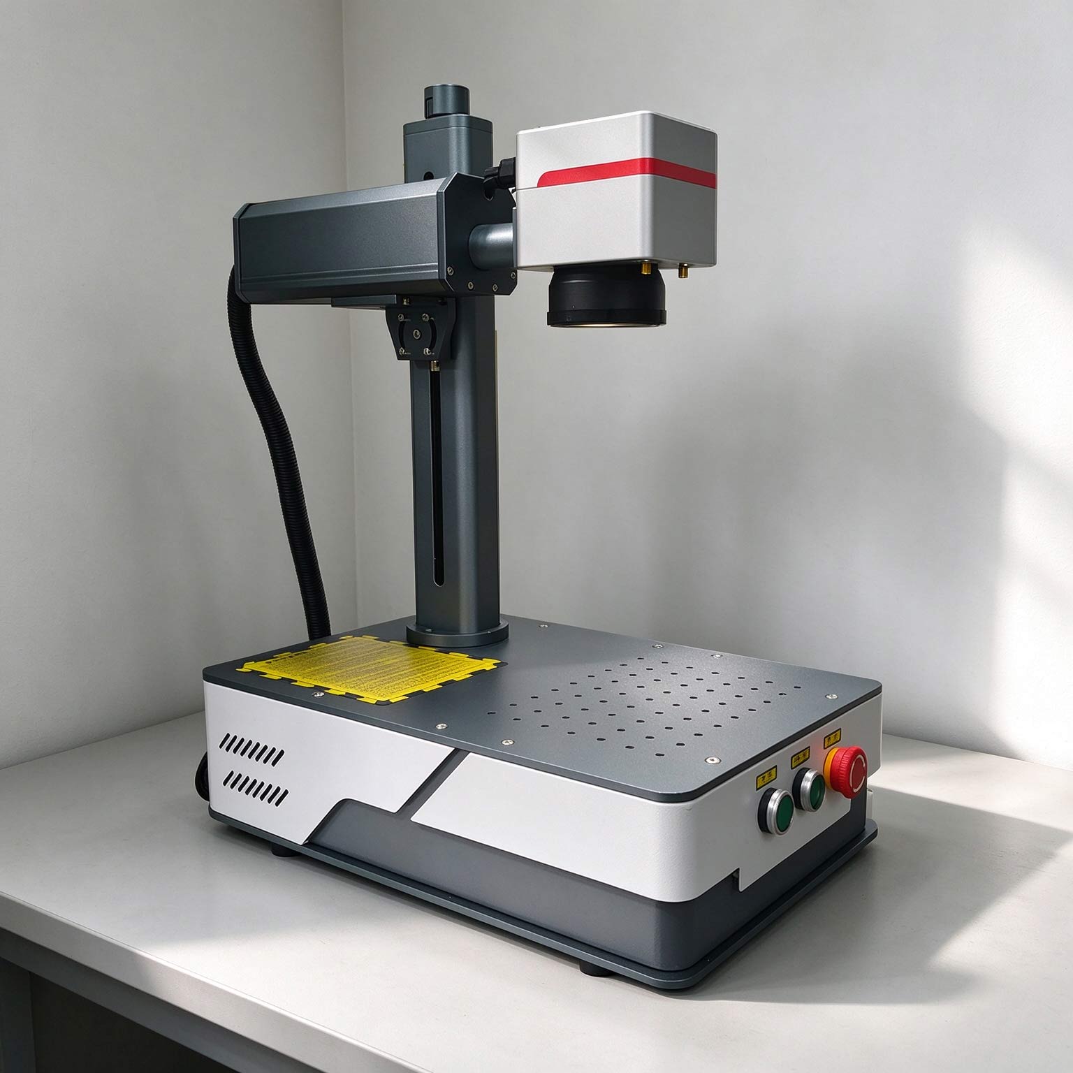 آلة نقش بالليزر الليفي الصغيرة - مراجعة Fiber Laser Engraver 30W Raycus وسعره