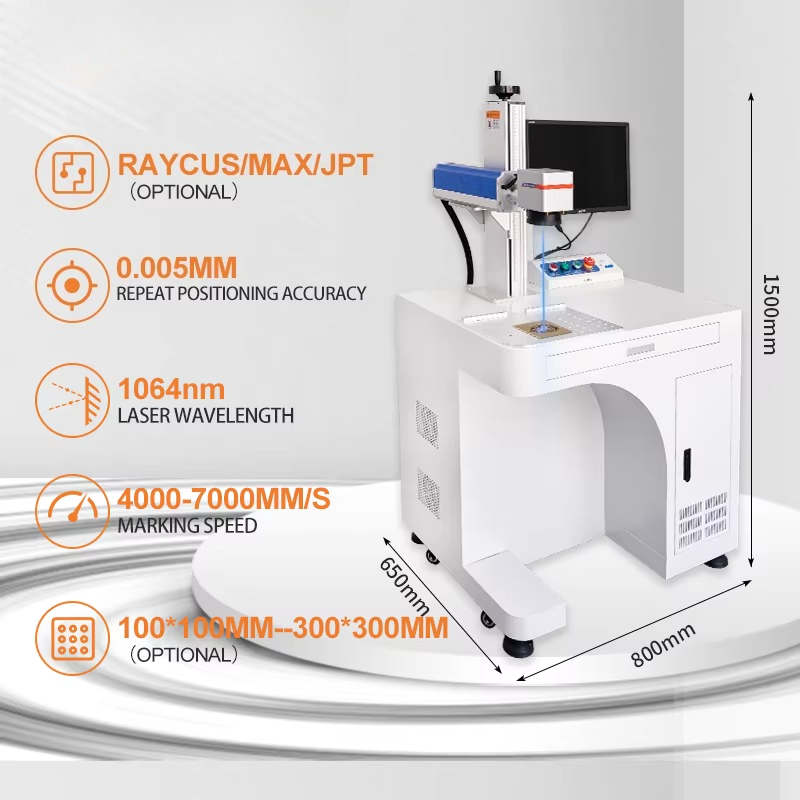 ماكينة ليزر جونفي جي بي تي راي - مراجعة Fiber Laser Marking Machine 20W وسعره