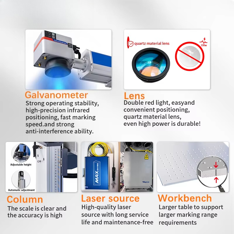 ماكينة ليزر جونفي جي بي تي راي - مراجعة Fiber Laser Marking Machine 20W وسعره