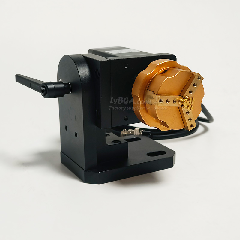 ملحق دوران حلقي بارتفاع 81 مم  - مراجعة Laser Marking Machine Rotary Axis وسعره