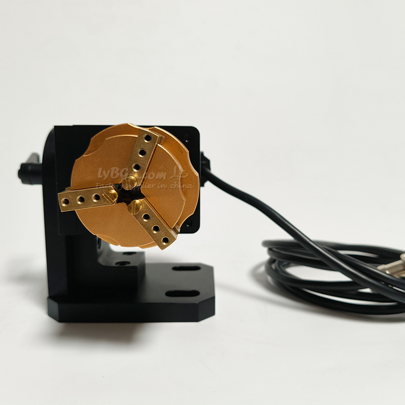 ملحق دوران حلقي بارتفاع 81 مم  - مراجعة Laser Marking Machine Rotary Axis وسعره