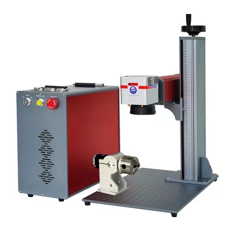 آلة قطع بالليزر محمولة بقوة 10 - مراجعة Fiber Laser Marking Machine 100W وسعره