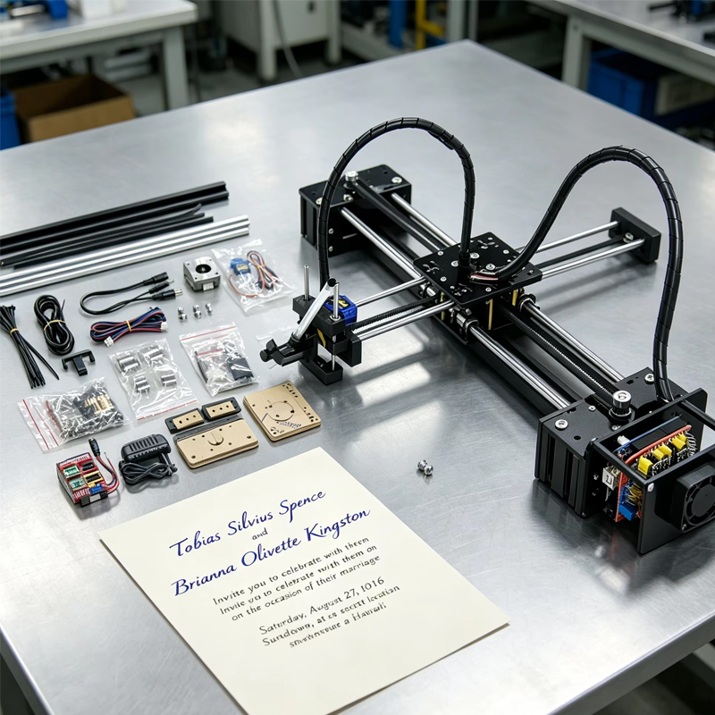 جهاز روبوت رسم جديد من نوع DIY - مراجعة Laser Marking Machine Rotary Axis وسعره