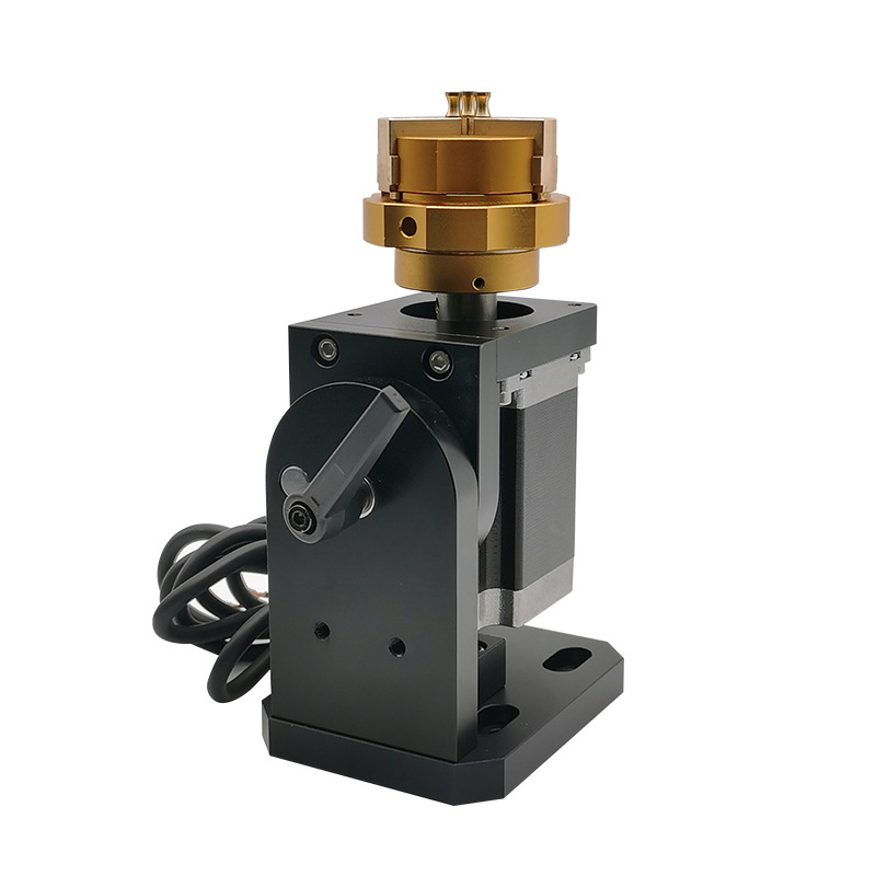 ألياف الليزر 4th محور خاتم محو - مراجعة Laser Marking Machine Rotary Axis وسعره