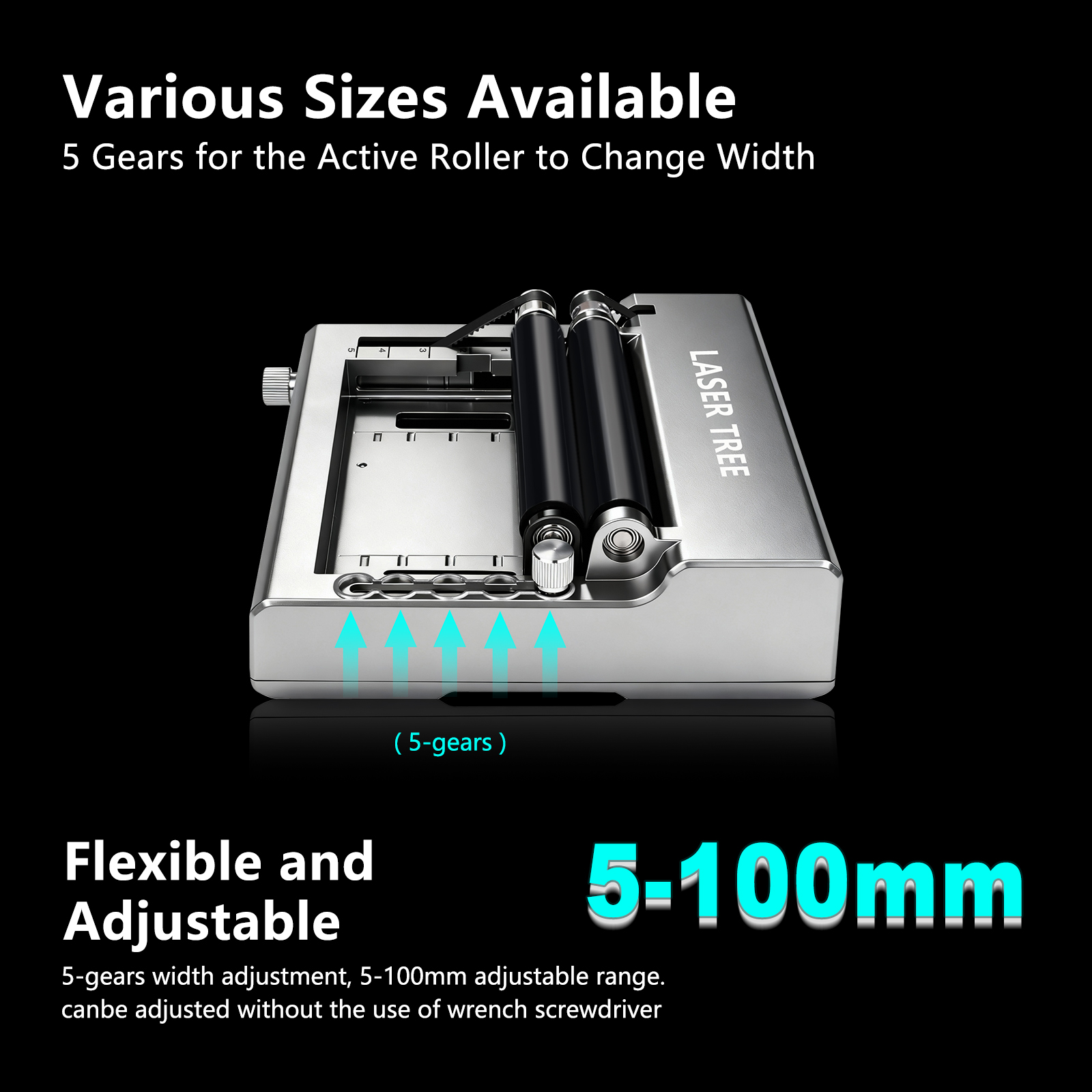 آلة الحفر الدوارة بالليزر شجرة - مراجعة Laser Marking Machine Rotary Axis وسعره