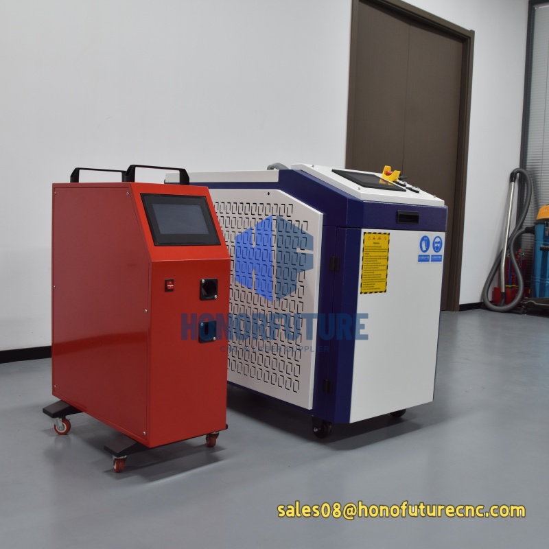 آلة تنظيف بالليزر الصناعية بقو - مراجعة Fiber Laser Welding Machine 1500W وسعره