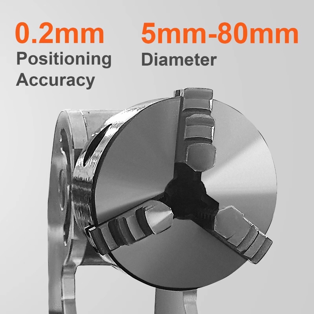 360 °   محور دوار لماكينة النق - مراجعة Laser Marking Machine Rotary Axis وسعره